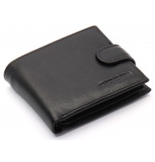 Чорне класичне портмоне з натуральної шкіри Marco Coverna MC-2003Н-1