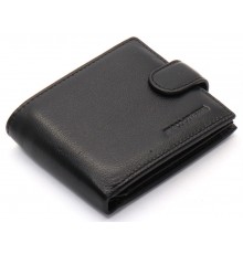 Чорне класичне портмоне з натуральної шкіри Marco Coverna MC-2003-1