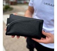 Поясна бананка унісекс 14х25х8, сумка конверт для телефону та документів TD-54928 чорна