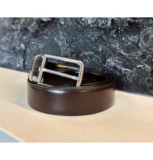 Чоловічий двосторонній шкіряний ремінь 1845