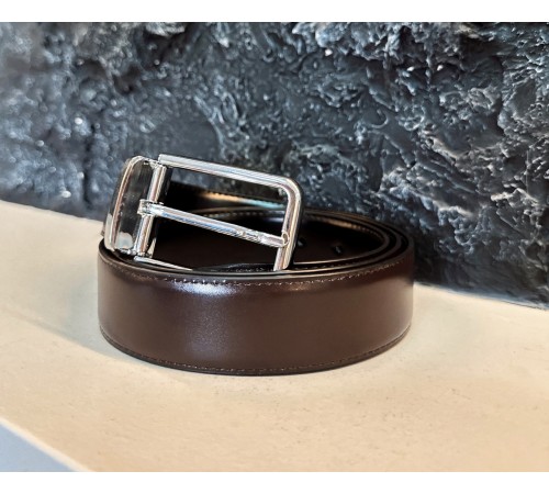 Чоловічий двосторонній шкіряний ремінь 1845